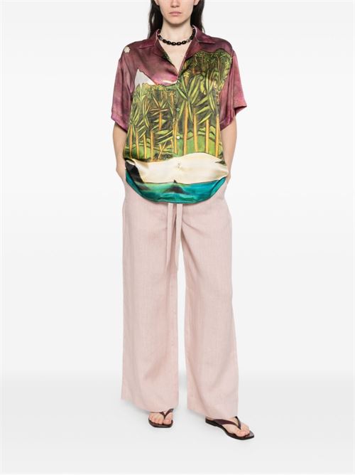 Abito donna Marella Sport rosa in lino infilato MARELLA Sport | UOMO007